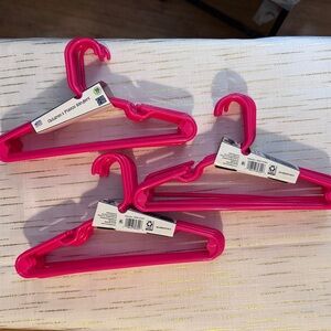 Set of 3 Packs of Kids Pink Hangers (10 per pack)
